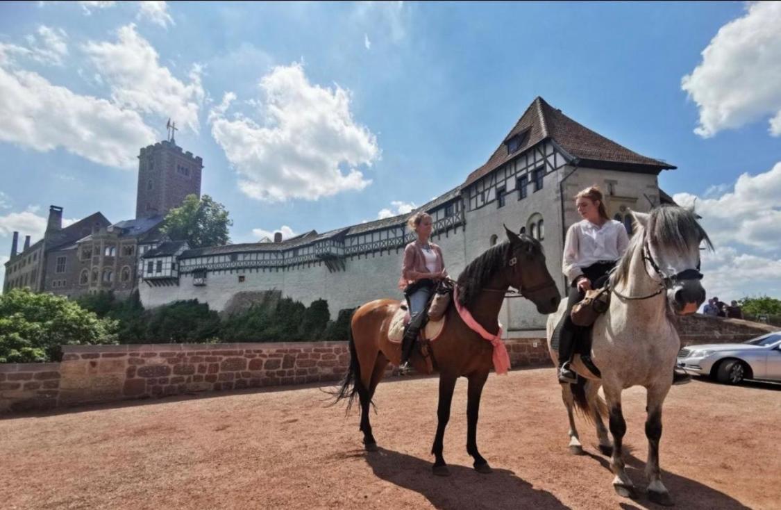 Schoene Ferienwohnung „Zum Glueck Tropical“ Eisenach Exteriör bild