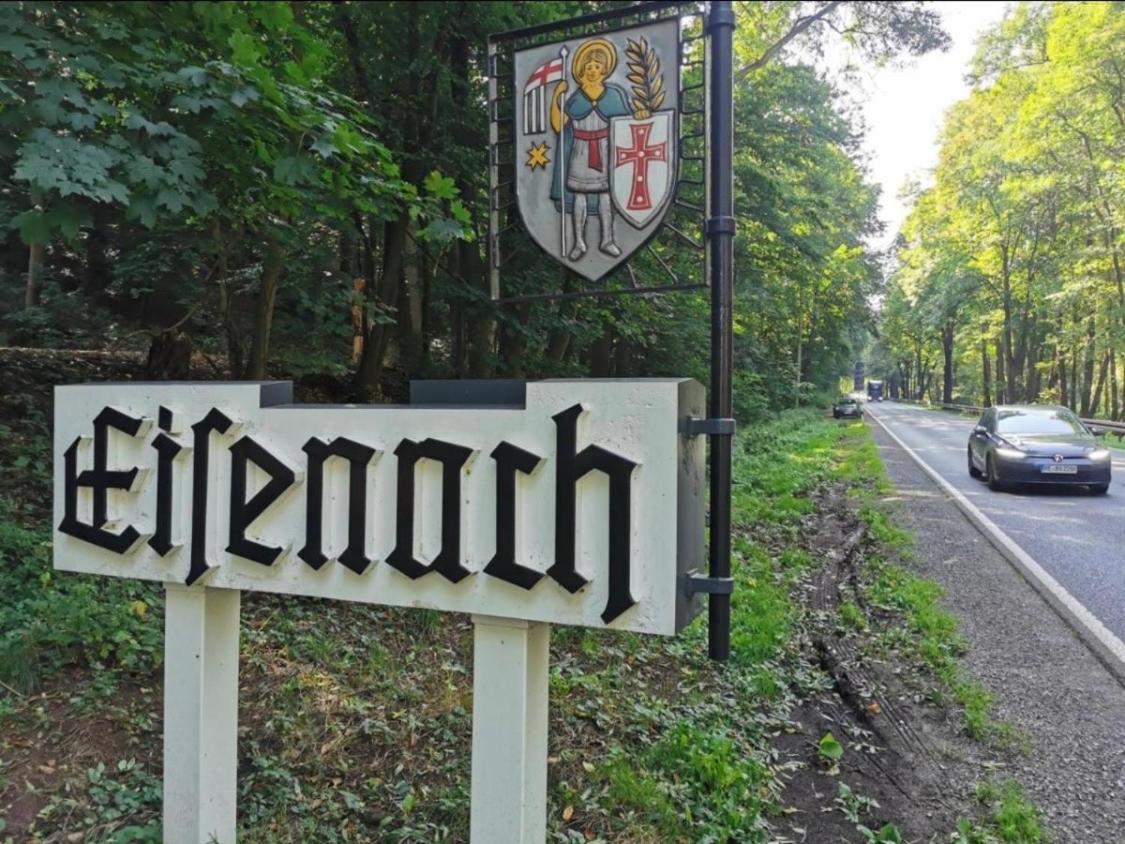 Schoene Ferienwohnung „Zum Glueck Tropical“ Eisenach Exteriör bild
